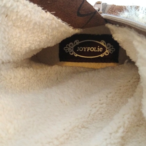 Joyfolie Belinda fur and suede toddler boots - Picture 5 of 7